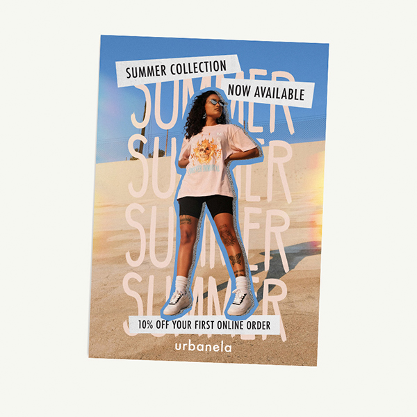 A large impactful poster printed on FSC certified paper.